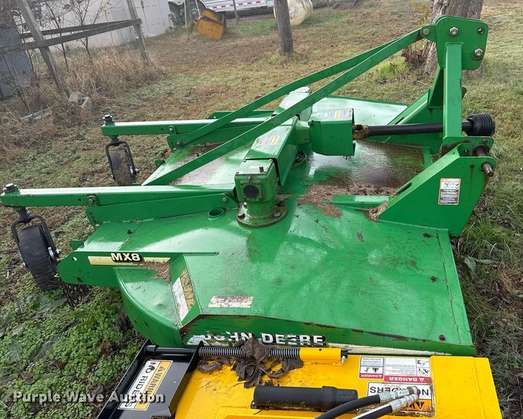 image for item DO7668 John Deere MX8 rotary mower