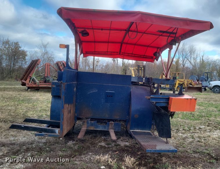 image for item DQ3807 2003 John Deere 5220 tractor with Brouwer sod harvester