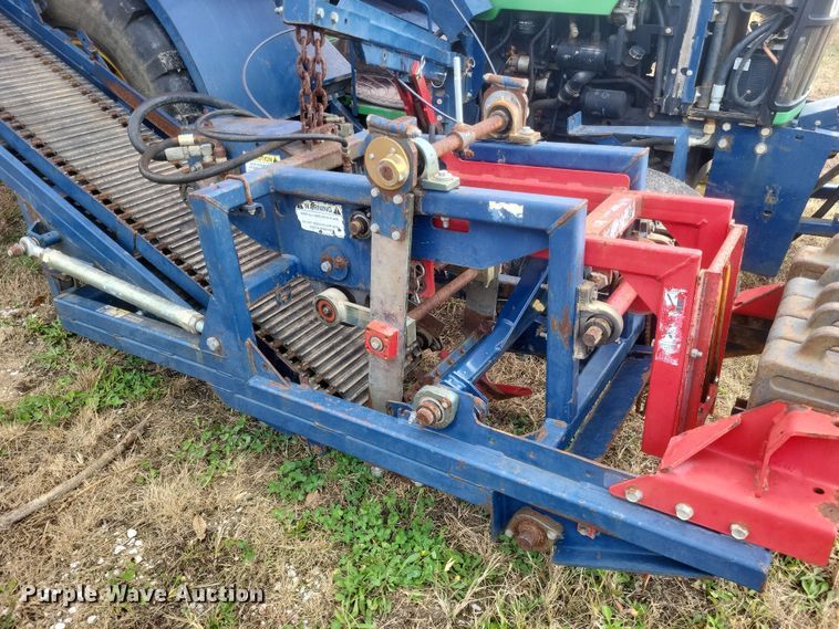 image for item DQ3807 2003 John Deere 5220 tractor with Brouwer sod harvester