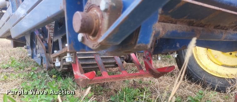 image for item DQ3807 2003 John Deere 5220 tractor with Brouwer sod harvester