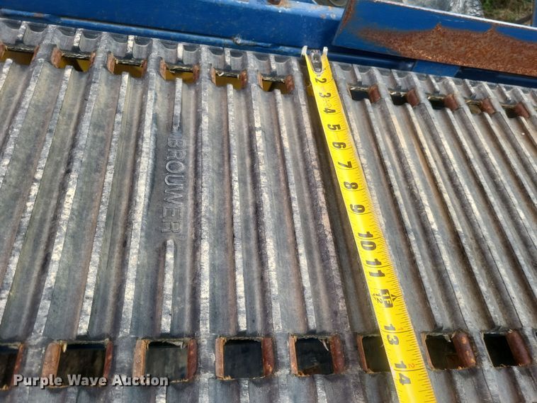 image for item DQ3807 2003 John Deere 5220 tractor with Brouwer sod harvester