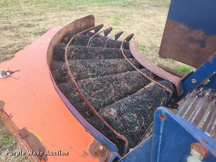 image for item DQ3807 2003 John Deere 5220 tractor with Brouwer sod harvester