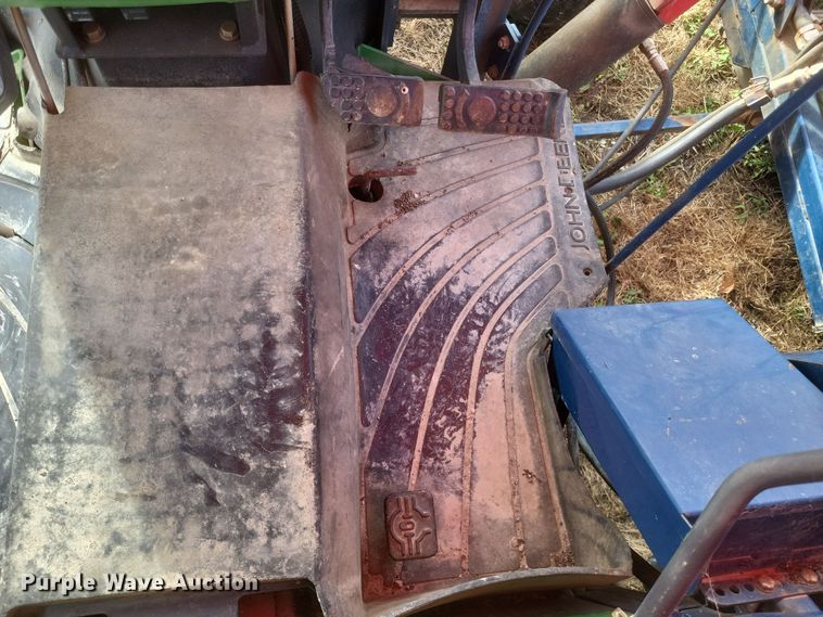 image for item DQ3807 2003 John Deere 5220 tractor with Brouwer sod harvester