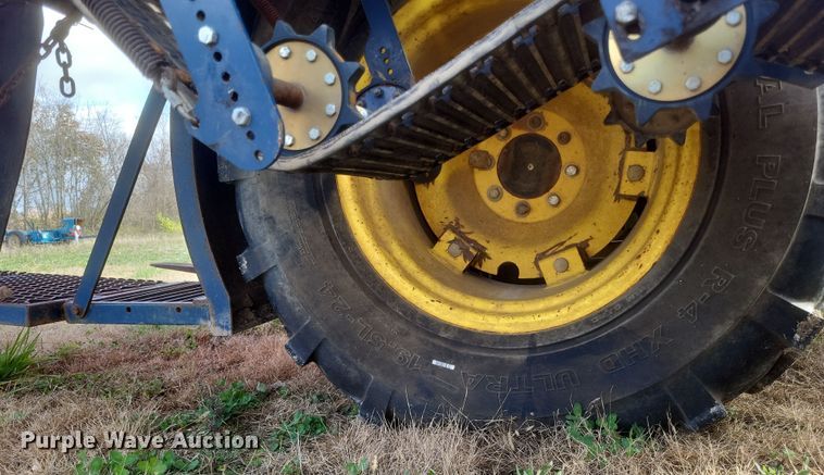 image for item DQ3807 2003 John Deere 5220 tractor with Brouwer sod harvester