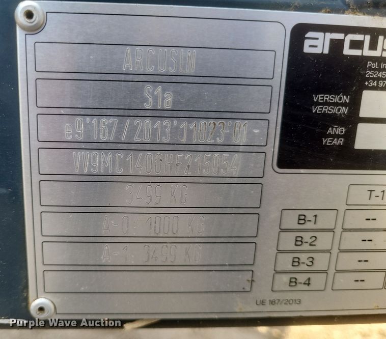 image for item DQ3817 2019 Arcusin Multipack C14 bale accumulator