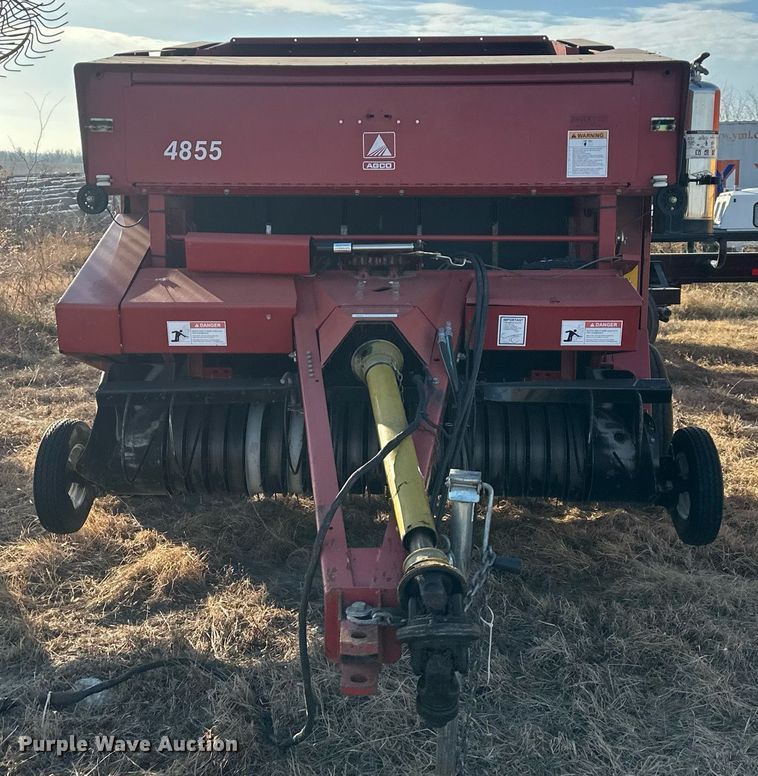 image for item DQ6521 Agco 4855 round baler