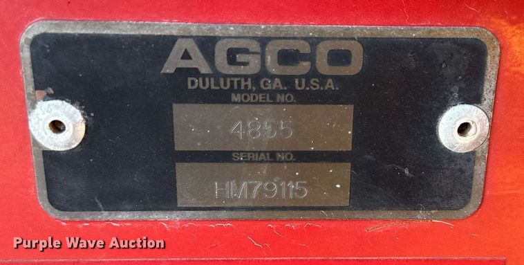 image for item DQ6521 Agco 4855 round baler