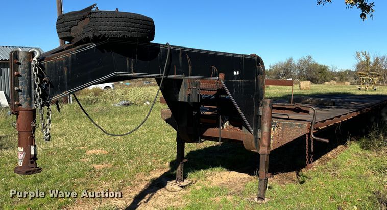 image for item DS2535 Shop built  equipment trailer