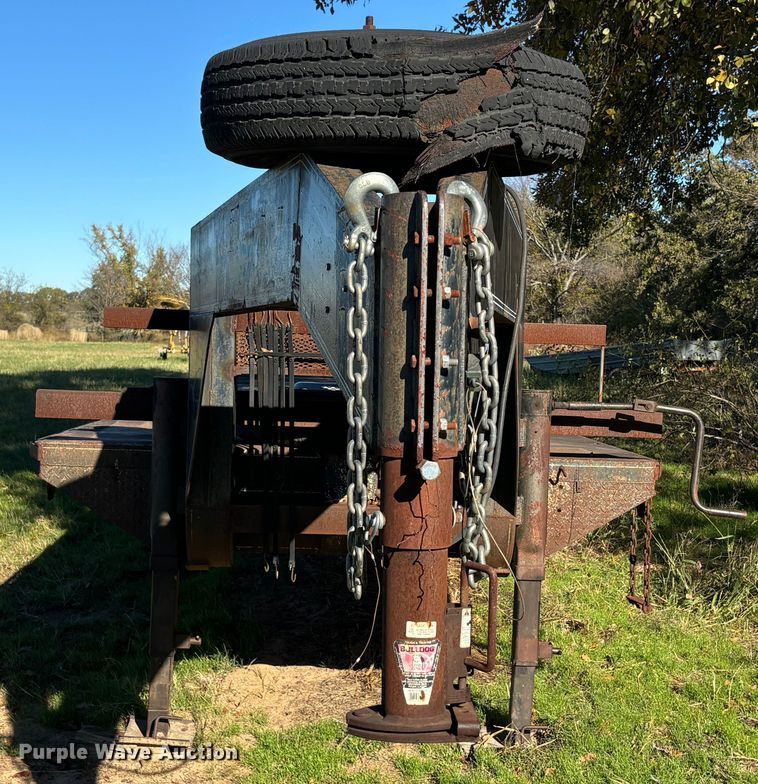 image for item DS2535 Shop built  equipment trailer