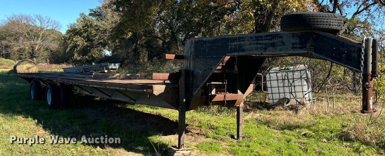 image for item DS2535 Shop built  equipment trailer