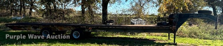image for item DS2535 Shop built  equipment trailer