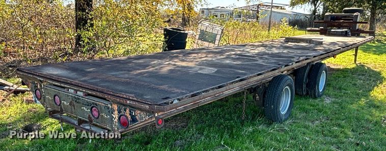 image for item DS2535 Shop built  equipment trailer