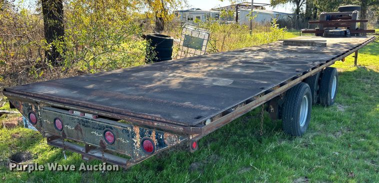 image for item DS2535 Shop built  equipment trailer