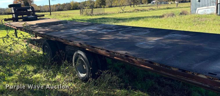 image for item DS2535 Shop built  equipment trailer