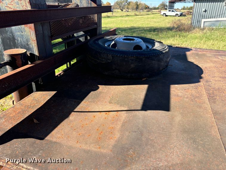 image for item DS2535 Shop built  equipment trailer