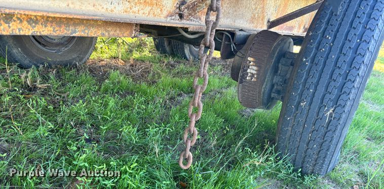 image for item DS2535 Shop built  equipment trailer