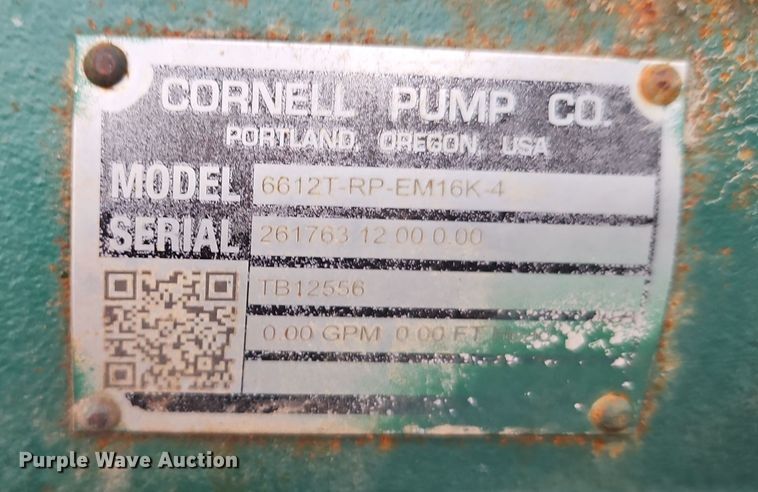 image for item DT7576 2023 Premier 6612T-RP-TD2.9 irrigation pump