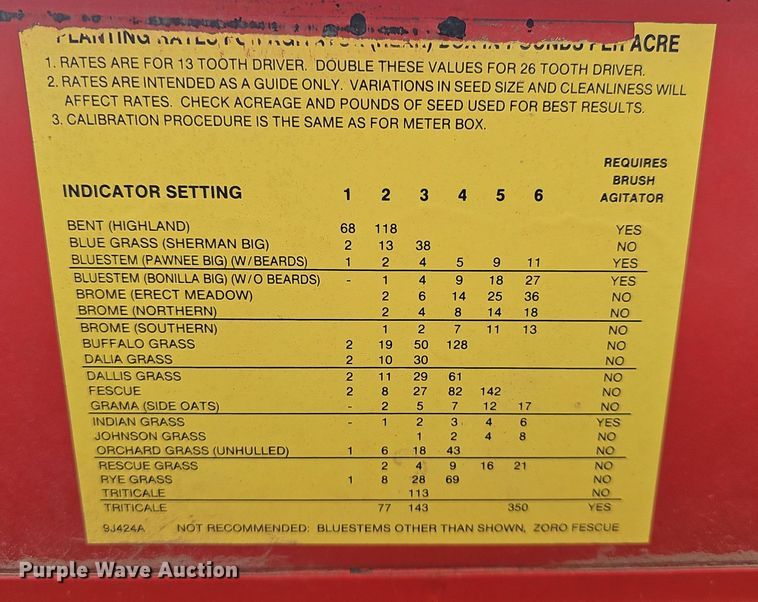 image for item DV0057 Brillion SSP-12 seeder