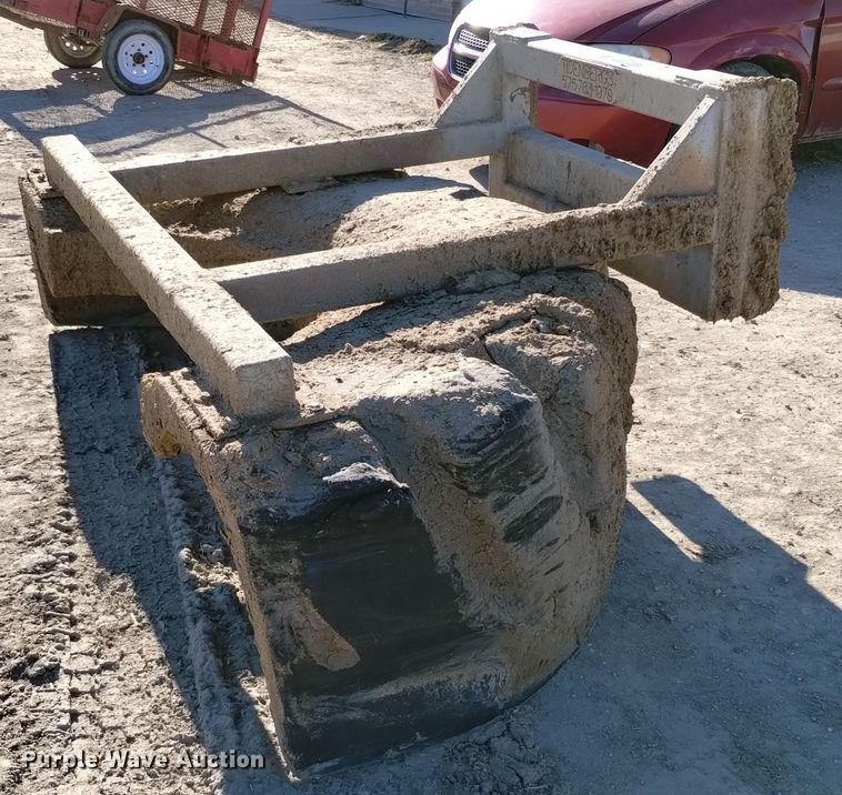 image for item DV6619 (3) skid steer manure scrapers