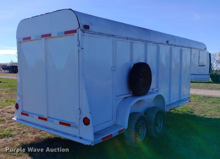 image for item DW0924 1995 Shop built livestock trailer