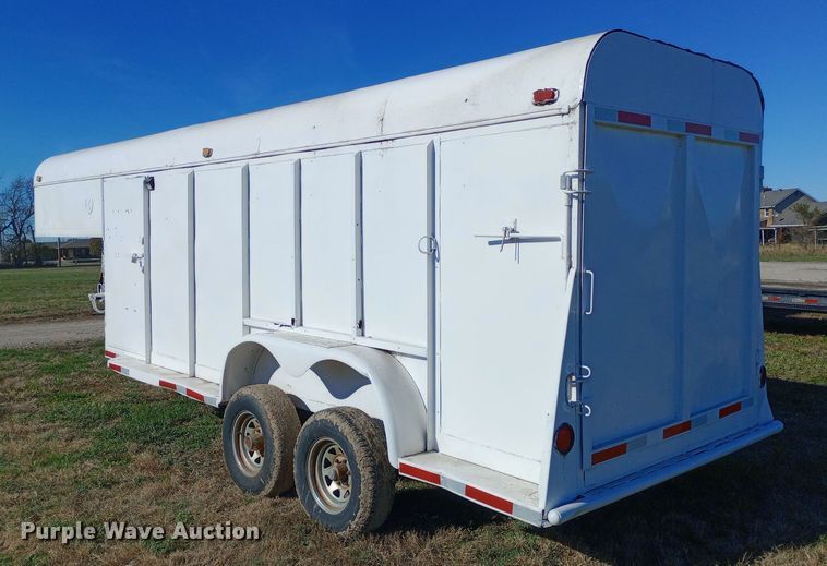 image for item DW0924 1995 Shop built livestock trailer