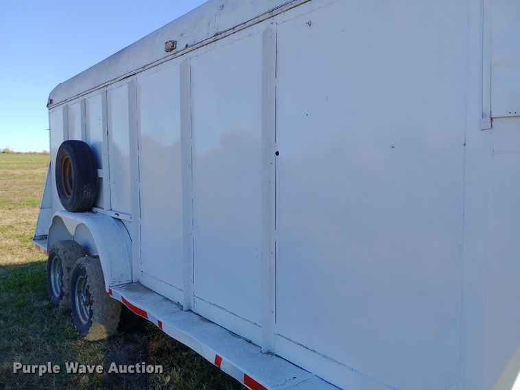 image for item DW0924 1995 Shop built livestock trailer