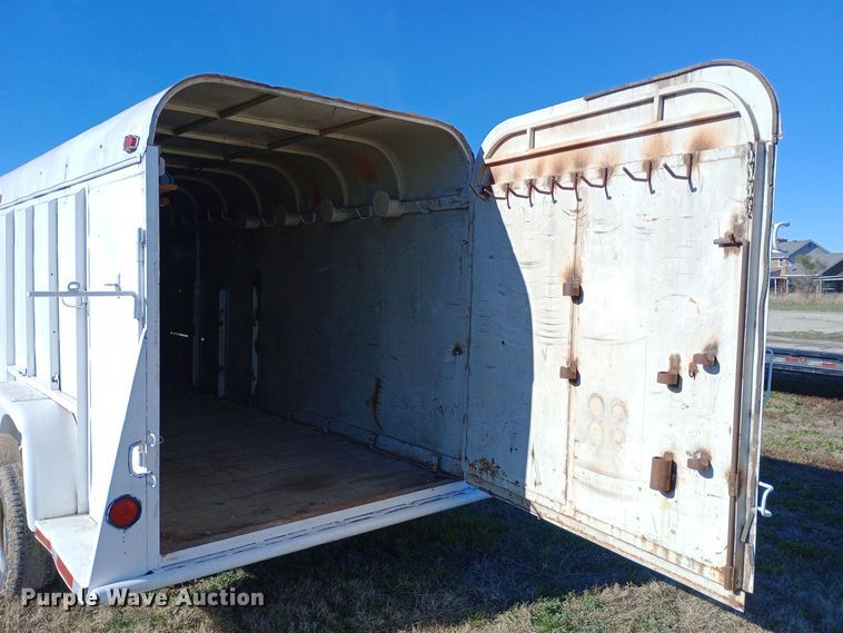 image for item DW0924 1995 Shop built livestock trailer