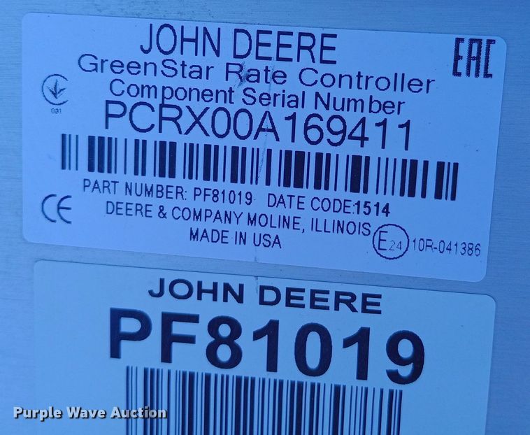 image for item DW0932 John Deere GreenStar NH3 rate controller