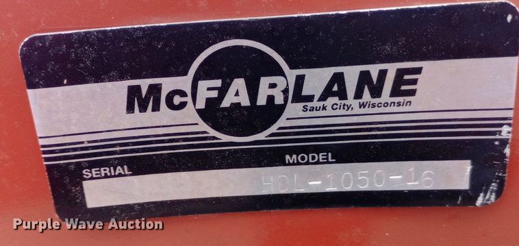 image for item DW0959 McFarlane HDL-1050-16 spike tooth harrow