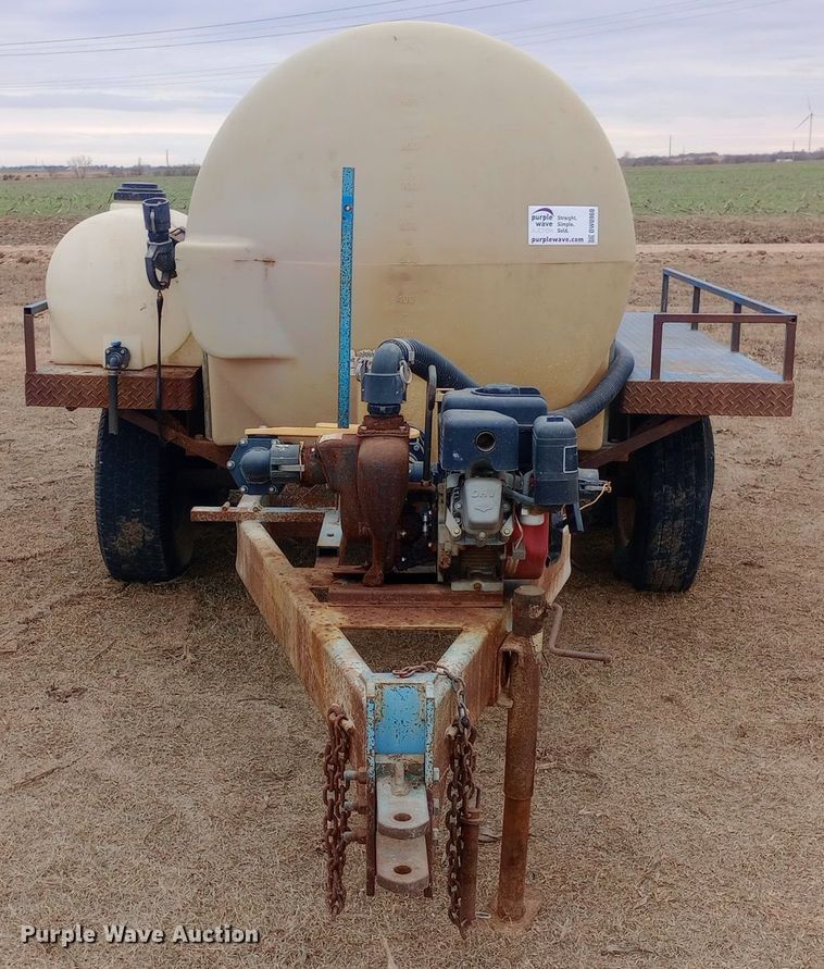 image for item DW0960 Shop built tank trailer 