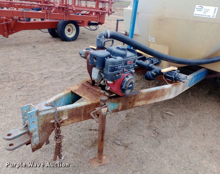 image for item DW0960 Shop built tank trailer 