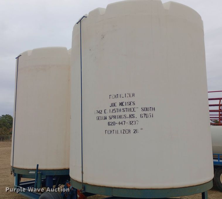 image for item DW0961 Shop built nurse tank trailer