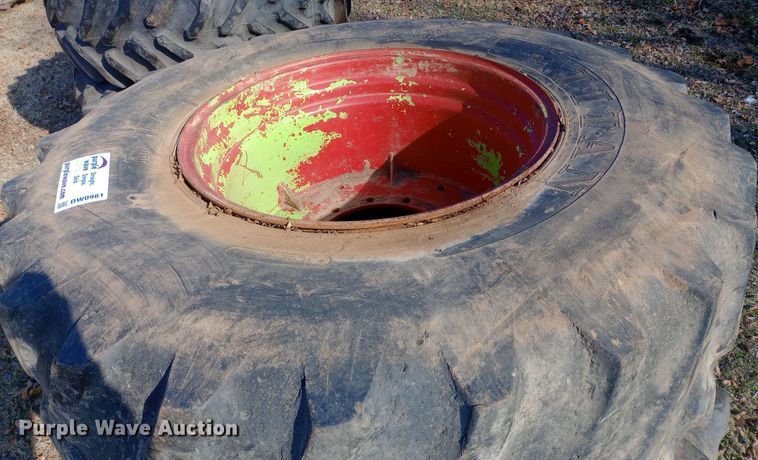 image for item DW0981 (4) Titan Hi-Traction Lug tires and wheels
