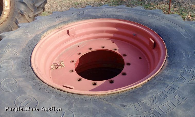 image for item DW0981 (4) Titan Hi-Traction Lug tires and wheels