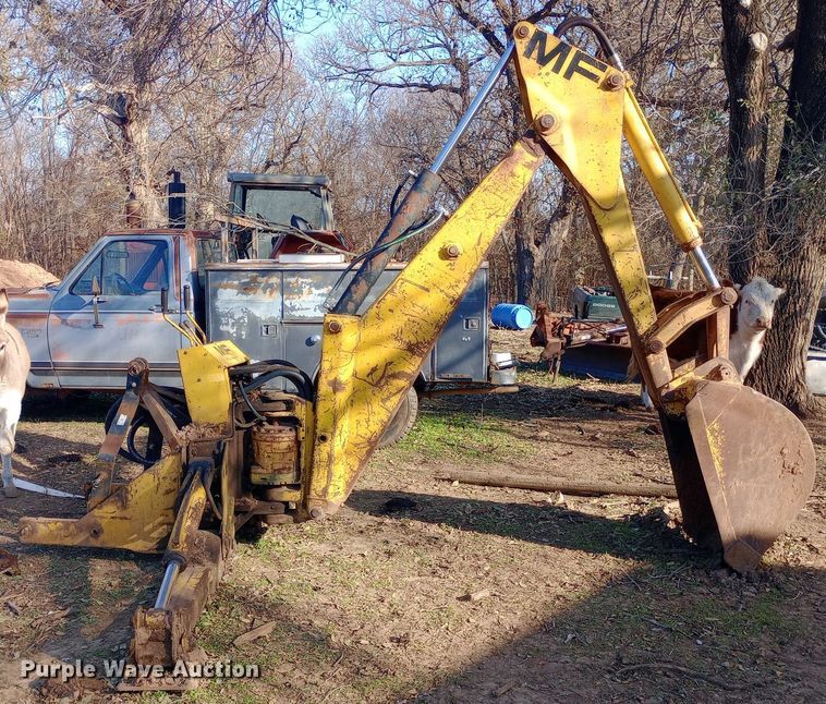image for item DW0990 Massey Ferguson  backhoe attachment