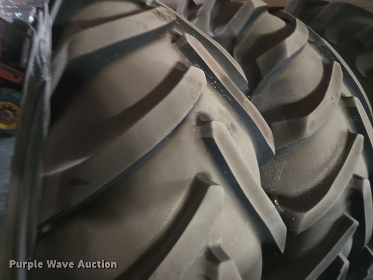 image for item DX1611 (4) Michelin 620/70R38 tires and wheels