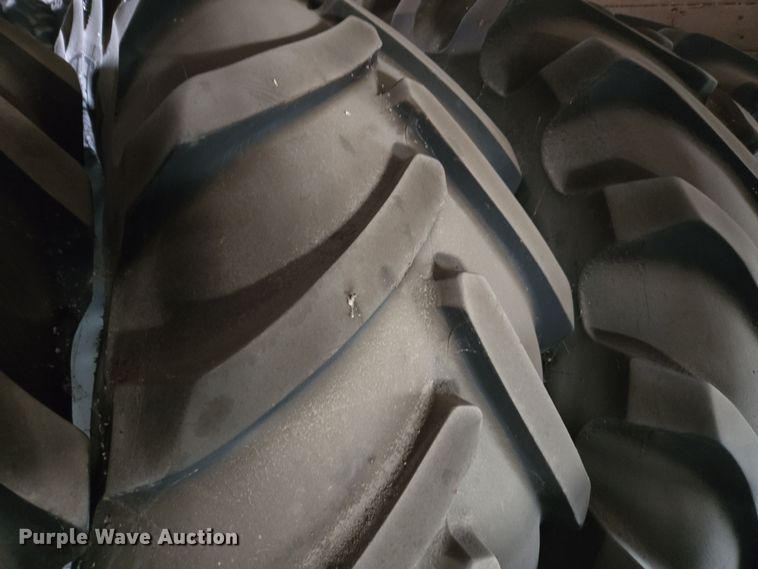 image for item DX1611 (4) Michelin 620/70R38 tires and wheels