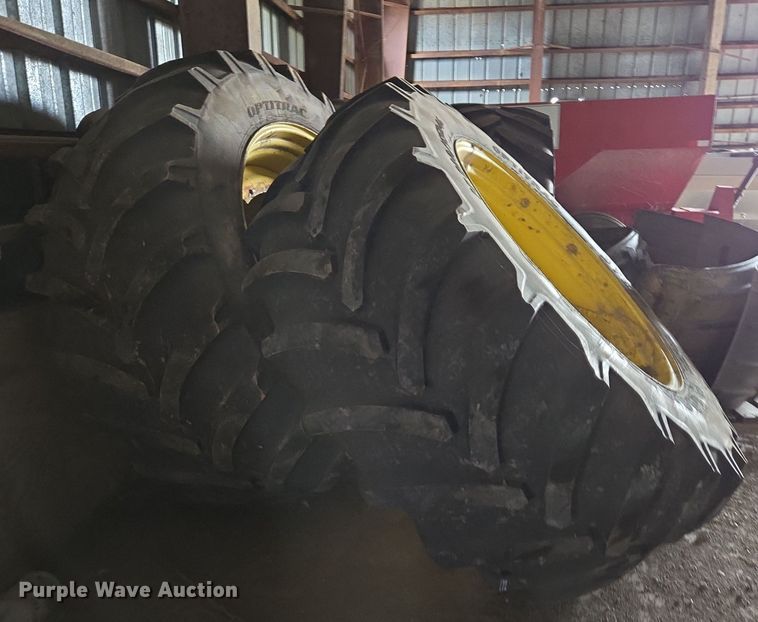 image for item DX1622 Goodyear Optitrac wheels and tires