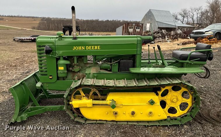 image for item DX3870 1950 John Deere MC tractor