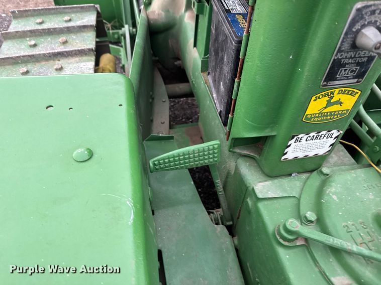 image for item DX3870 1950 John Deere MC tractor