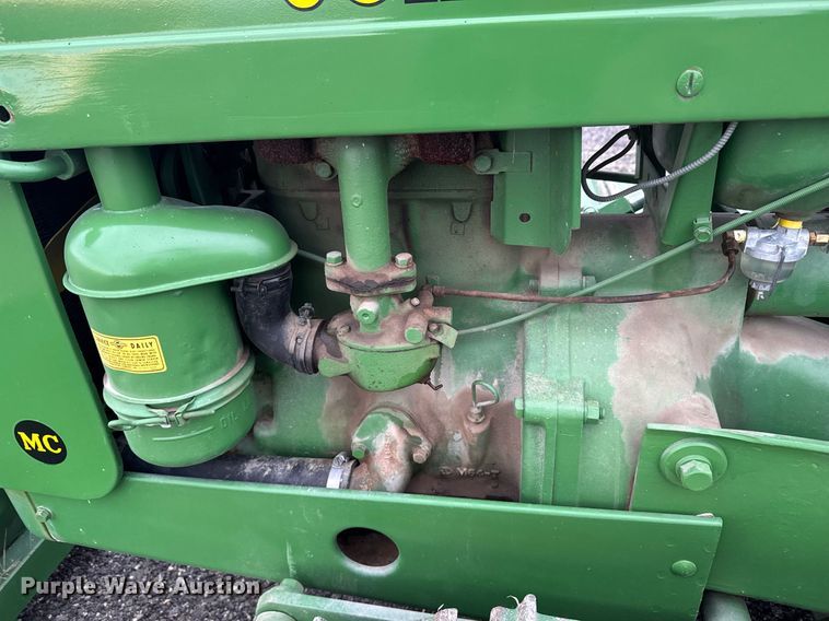 image for item DX3870 1950 John Deere MC tractor
