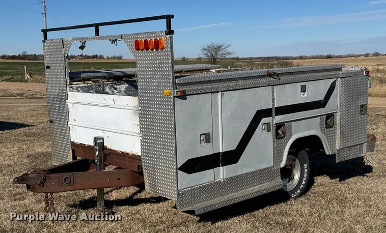 image for item DX3899 Shop built service body trailer