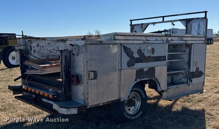 image for item DX3899 Shop built service body trailer