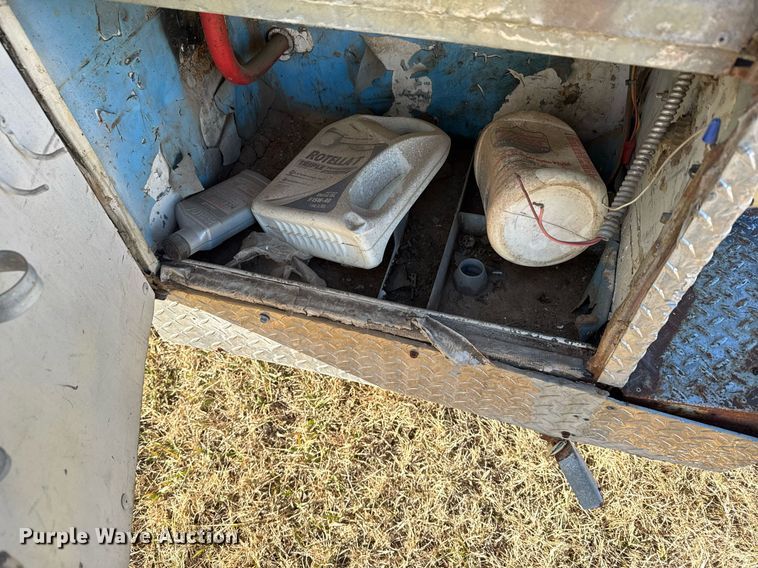 image for item DX3899 Shop built service body trailer