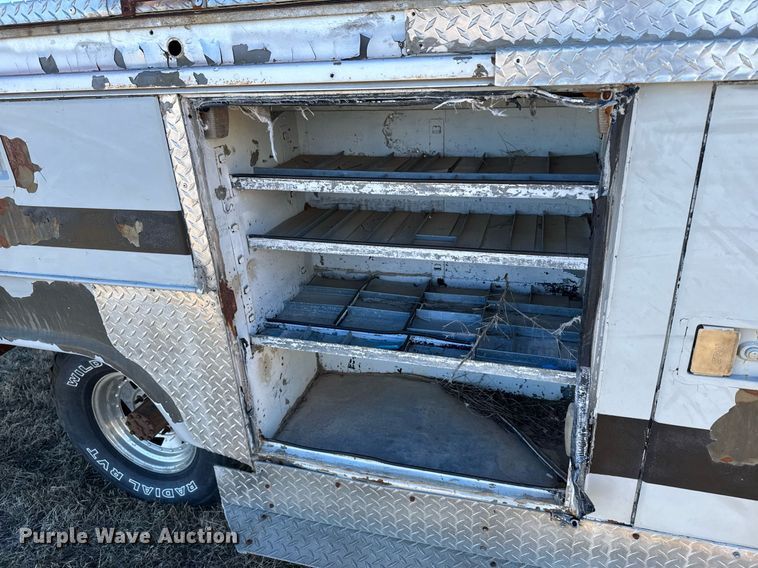 image for item DX3899 Shop built service body trailer