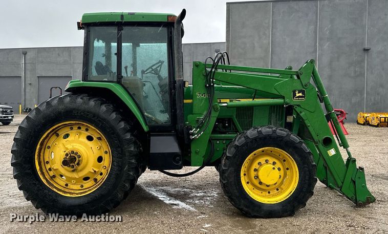 image for item EG6994 1997 John Deere 7410 MFWD tractor