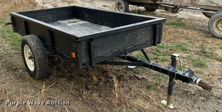 image for item EG9990 Shop built utility trailer