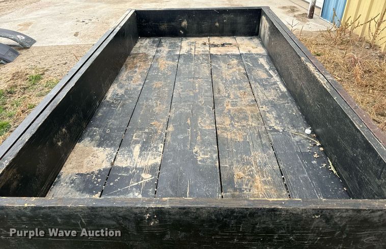 image for item EG9990 Shop built utility trailer