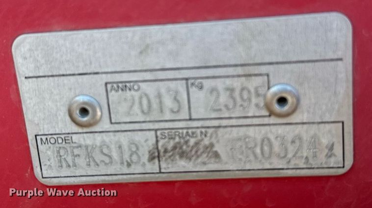 image for item EH0004 2013 Farm King hay rake