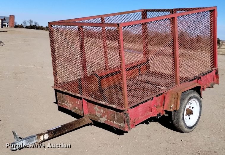 image for item EH0051 Shop built utility trailer